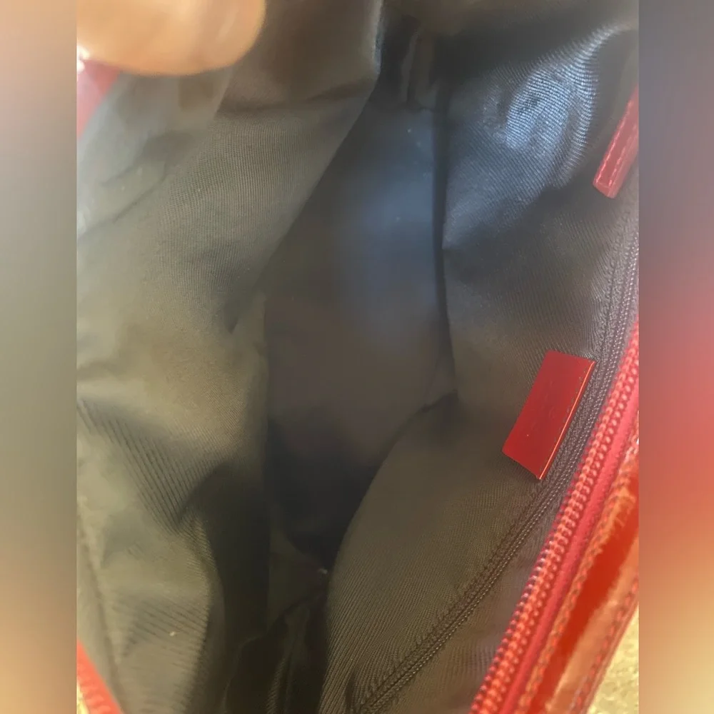 👜Authentic Gucci GG Canvas Shoulder Bag - Red - Picture 14 of 16